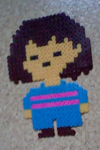 Being made out of fuse beads... fills you with determination
