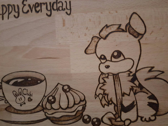 Frühstücksbrettchen Fukano- Happy Everyday