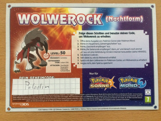 Wolwereck Code