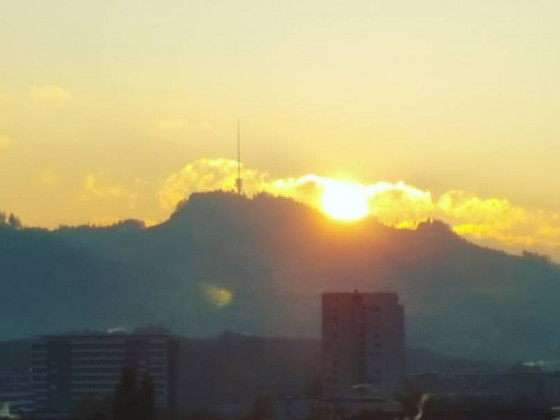Sonnenaufgang in Bern