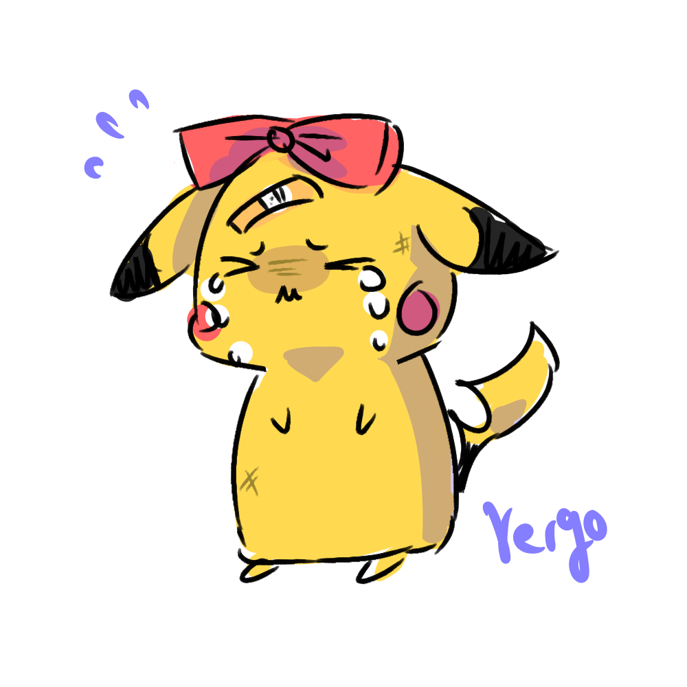 Pikachu weint