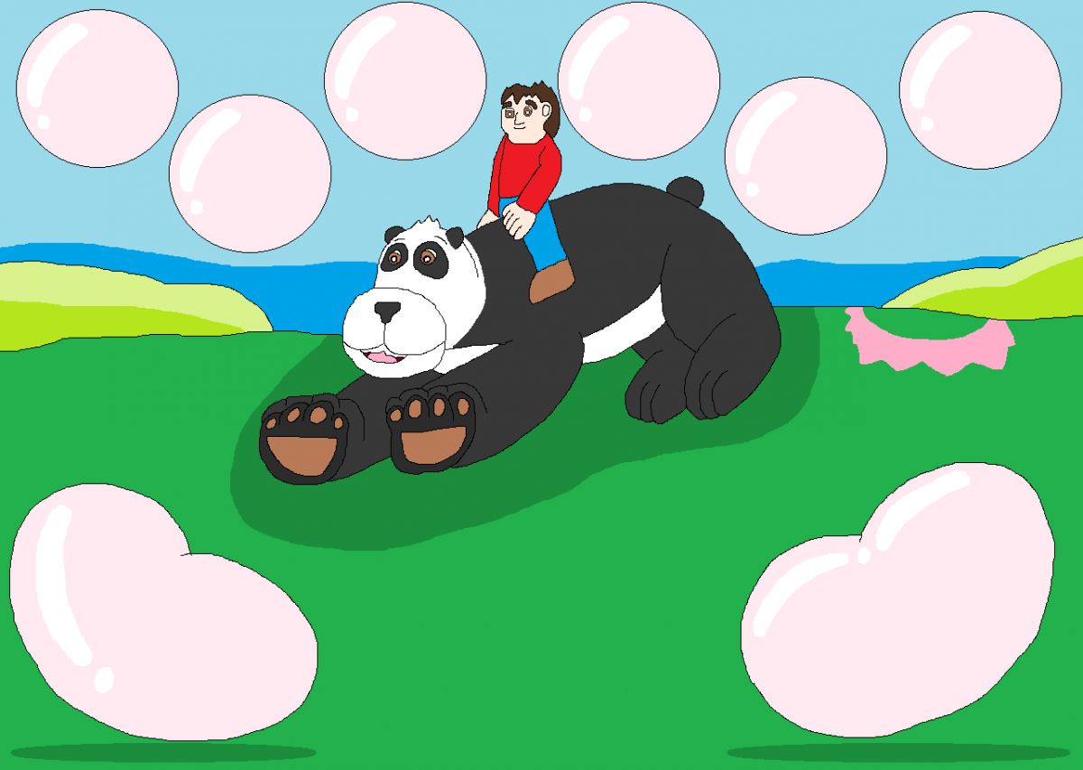 Lustiges spielchen mit dem lieben Panda