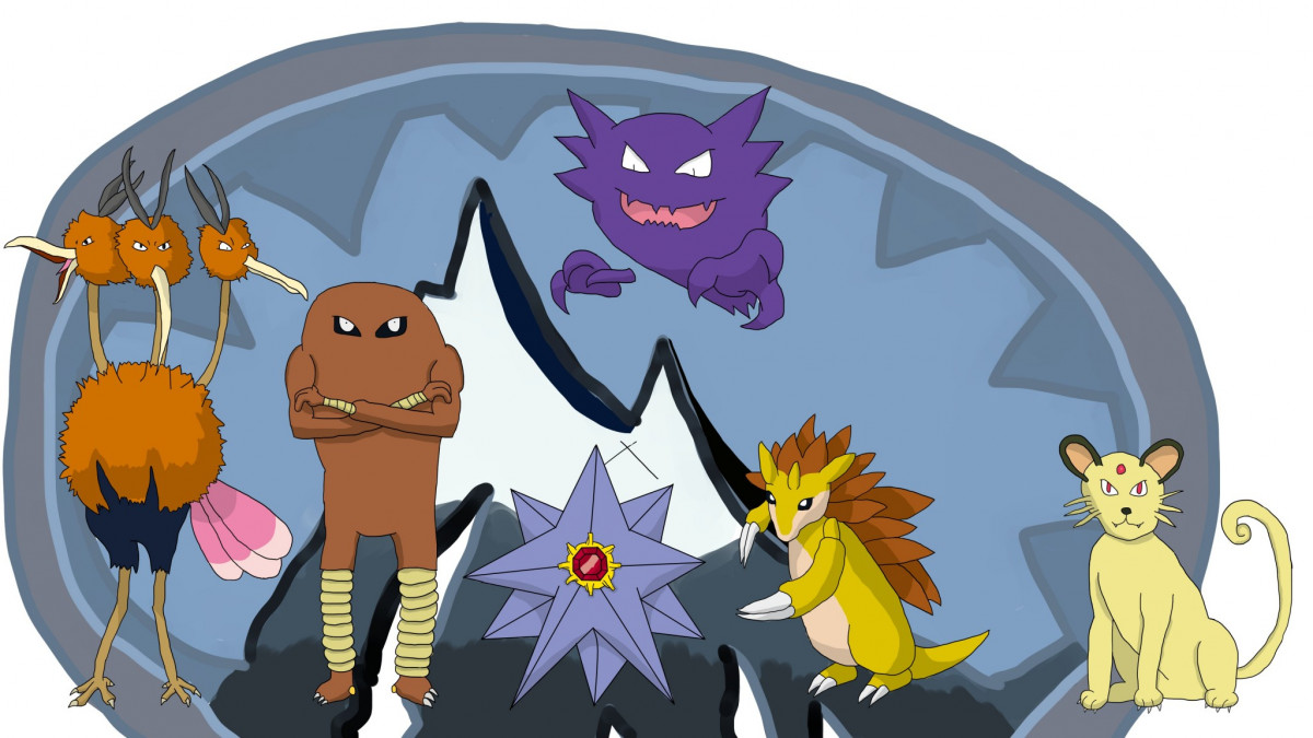 Gebirges Pokémon Blau Nuzlocke Team
