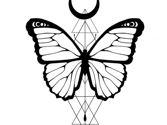 Schmetterling Tattoo Design