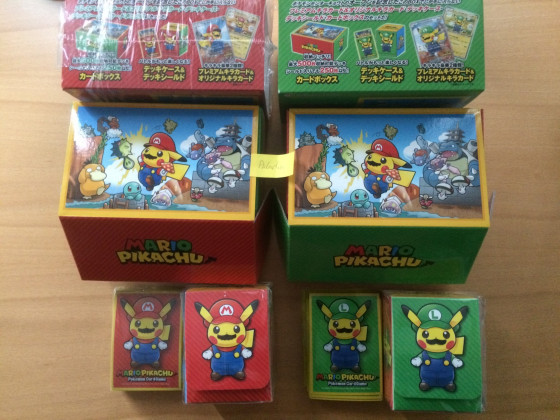 Pokecenter Japan Mario/Pikachu Boxen