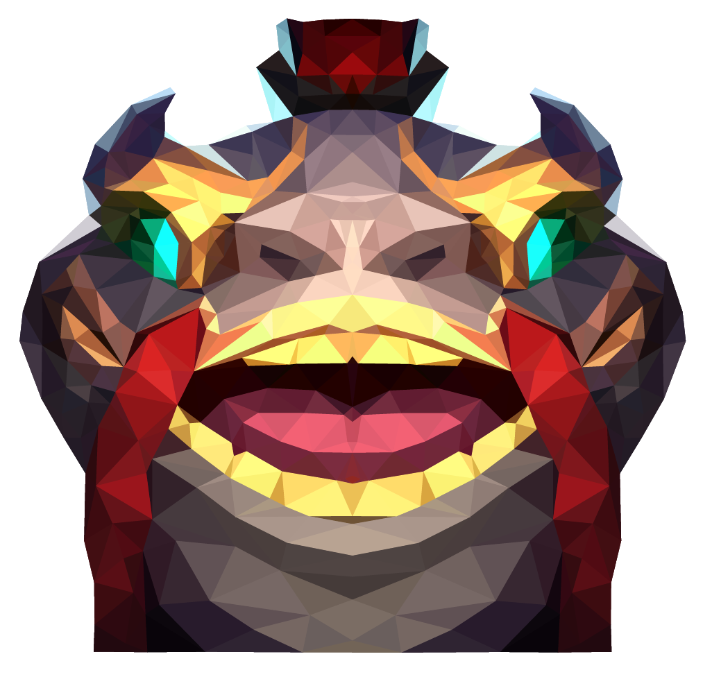 Low Poly Coin Emperor Tahm Kench