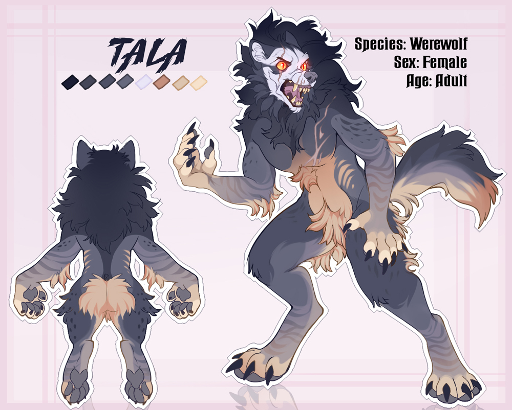 Tala ~ Reference Sheet (Werwolf)