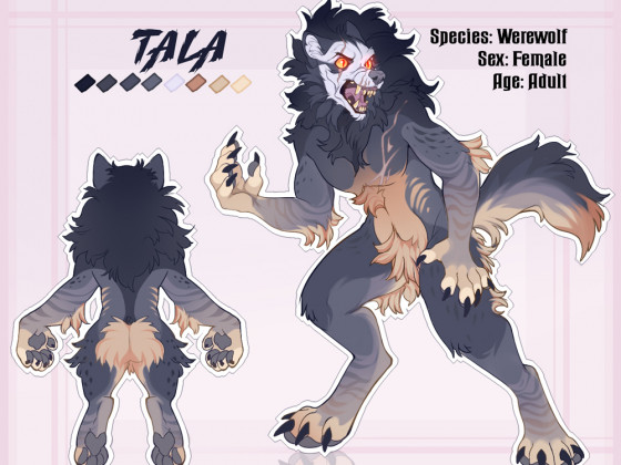 Tala ~ Reference Sheet (Werwolf)