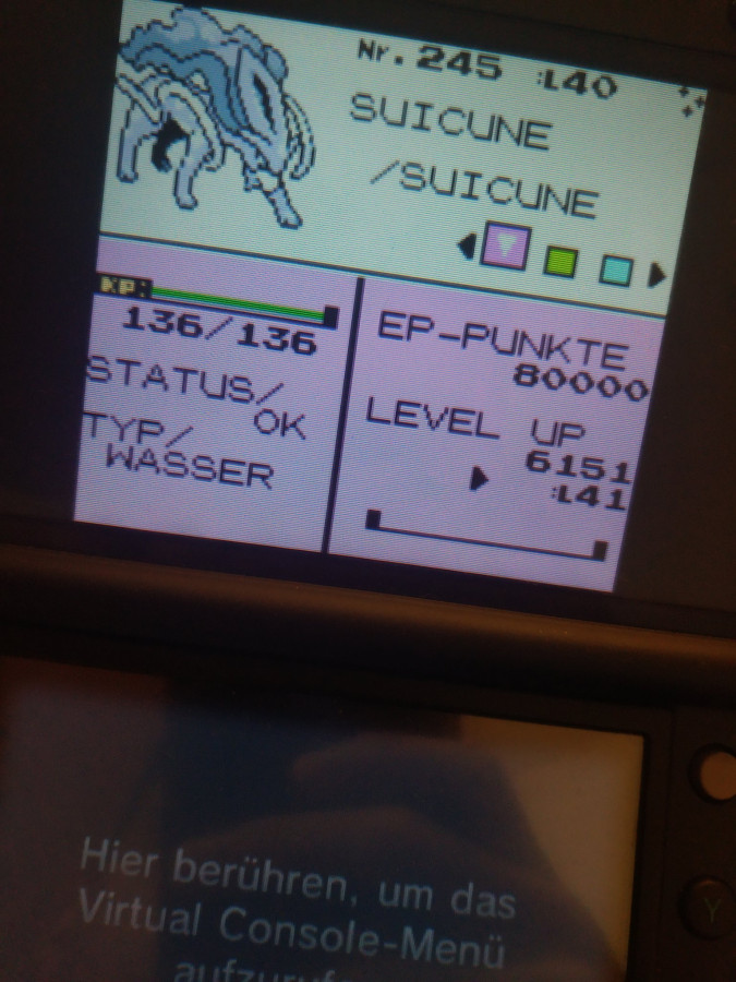 Schillerndes Suicune — 1306 Softresets