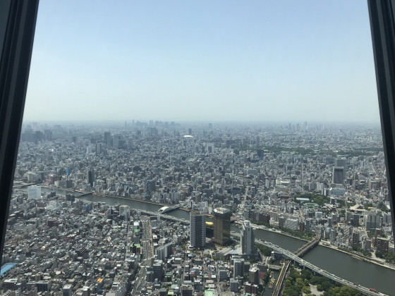 Ausblick vom Tokyo Skytree 2018
