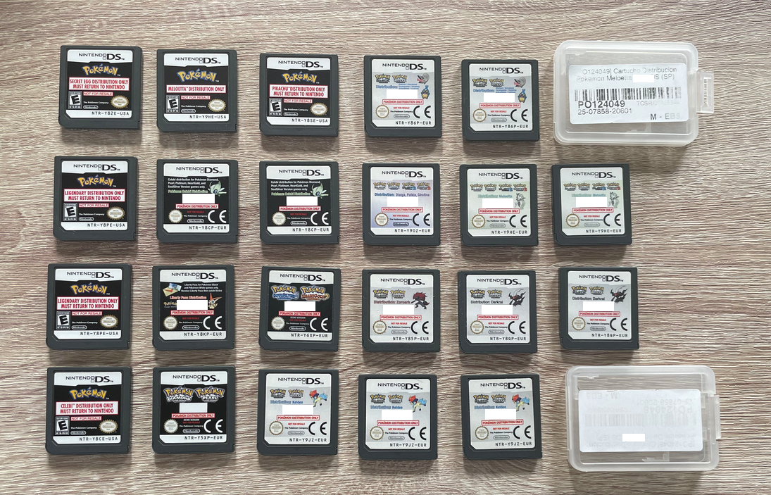 Pokémon Distribution Cartridges Eventmodule Devices
