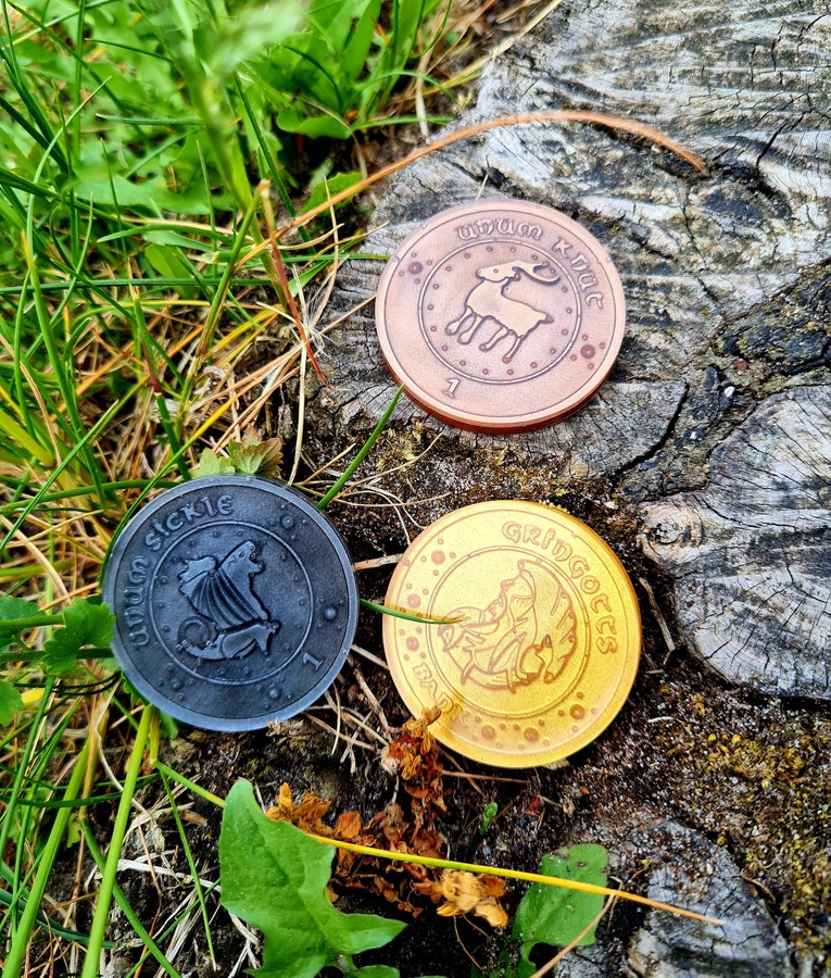 Gringotts Münzen selbstgemacht
