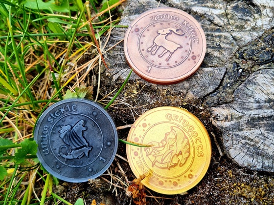 Gringotts Münzen selbstgemacht