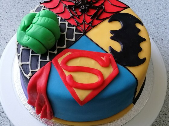 Superhelden Torte