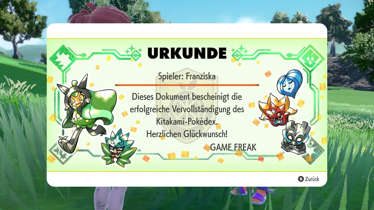 Pokémon Karmesin (DLC) - Kitakami-PokéDex vervollständigt!