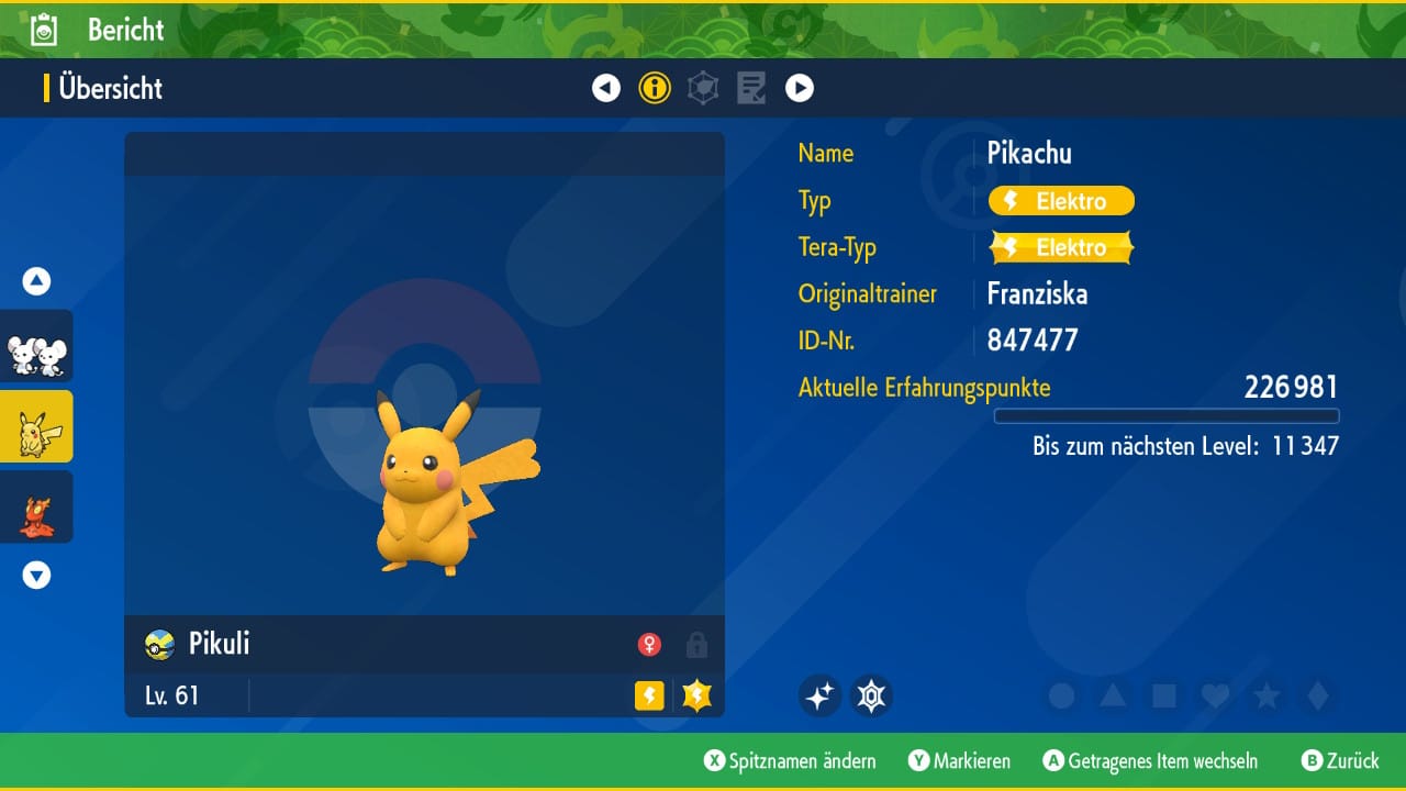 Shiny Pikachu #1