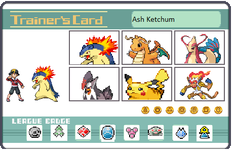 My Trainer Card 2