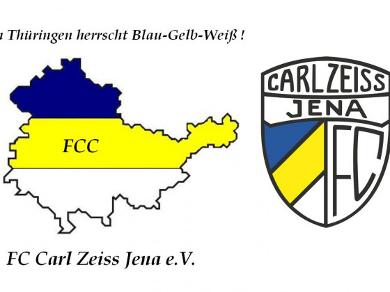 In Thüringen herrschtt Blau-Gelb-Weiß