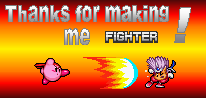 Thanks for making me fighter!