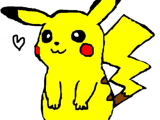 Pc Pikachu selbst gemalt.
