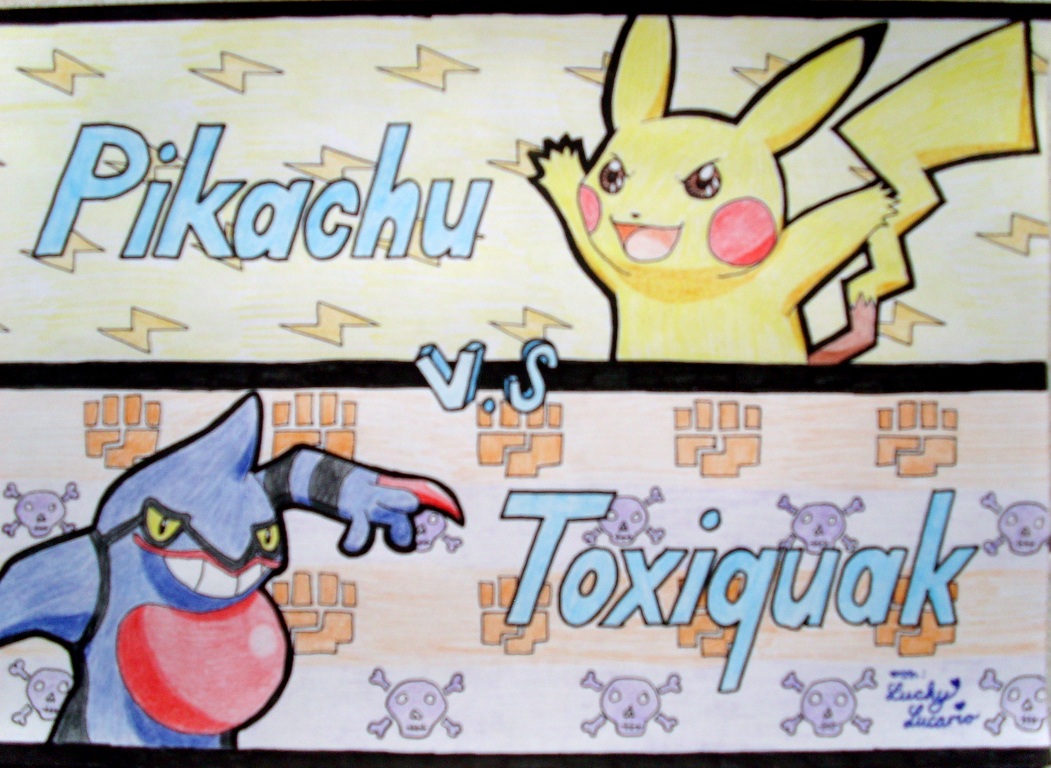 Pikachu vs Toxiquak