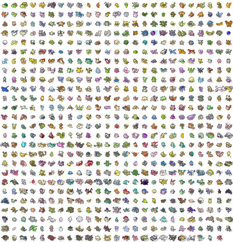 Alle Pokémonicons(shiny)