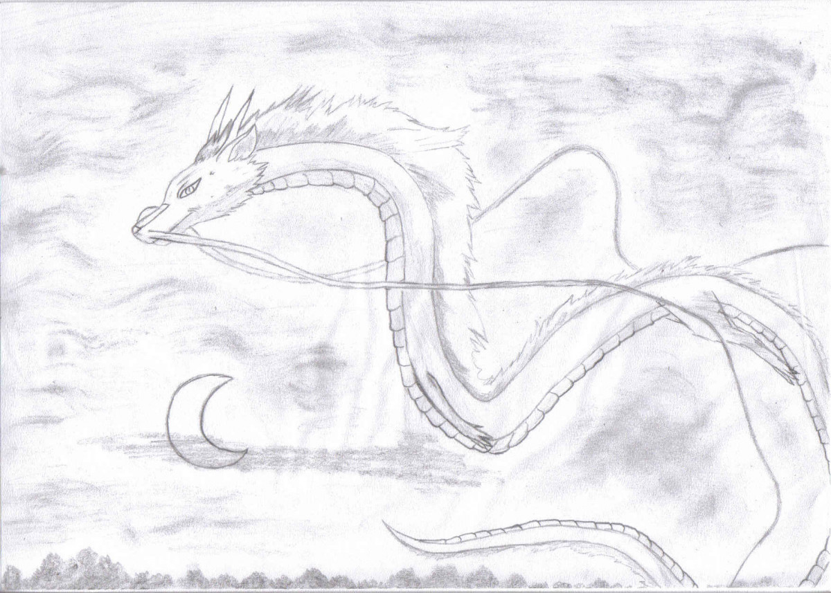 Haku (chihiros reise ins zauberland) drache