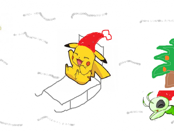 Winter mit Pikachu