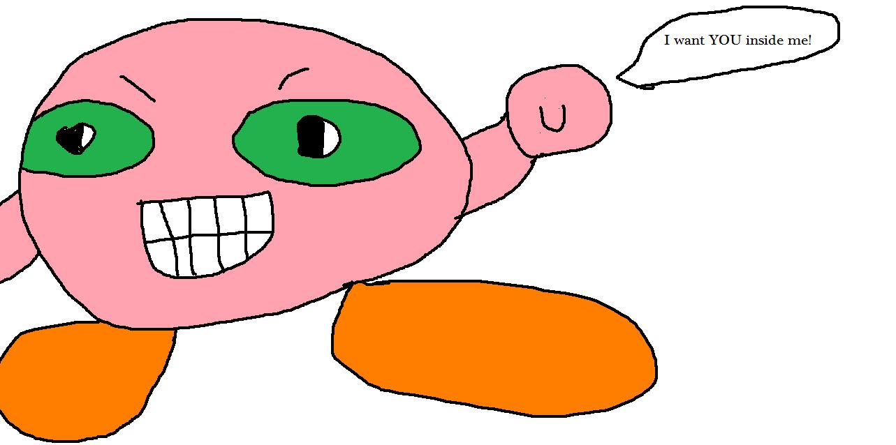 Kirby wants to eat YOU