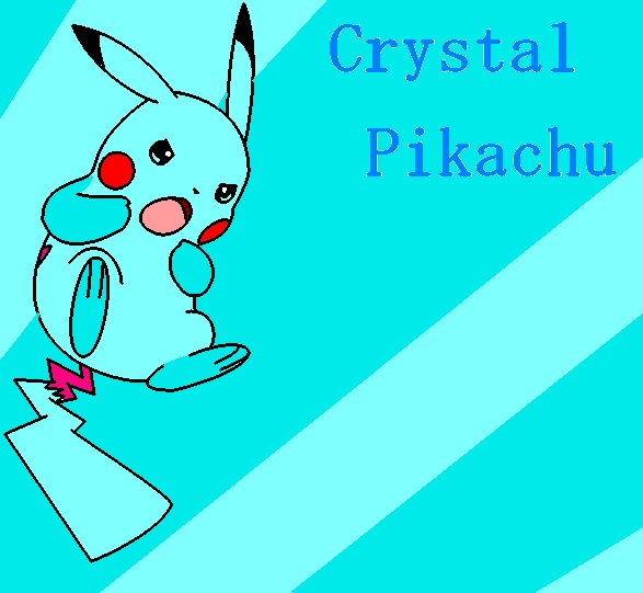 Crystal Pikachu Angry
