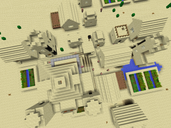 Minecraft - Pyramide und Dorf Bug