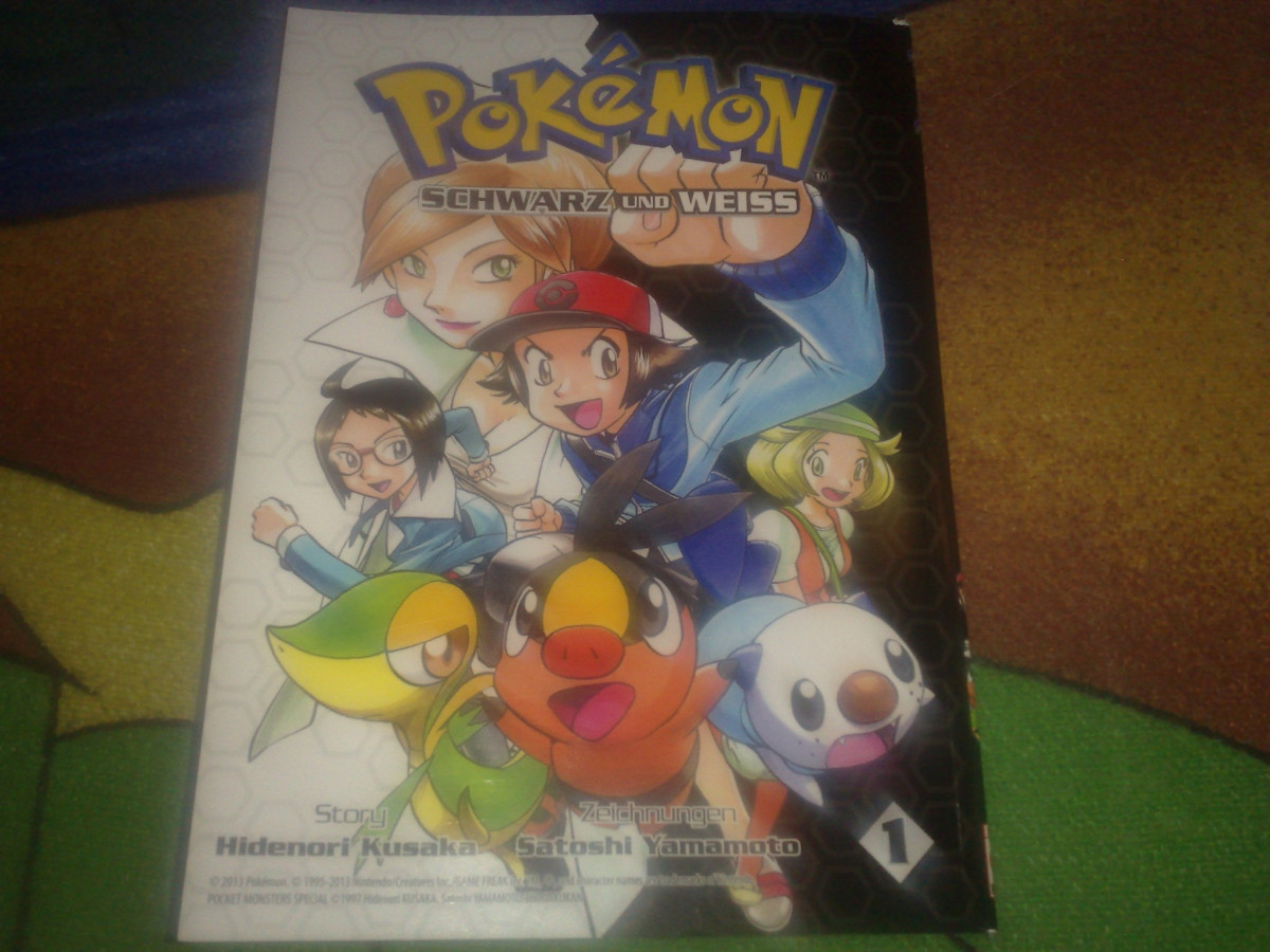 Pokémon Schwarz und Weiß Manga Nr. 1