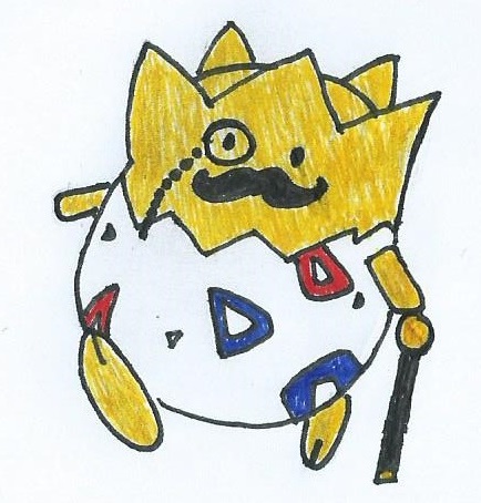 Togepi with mustache