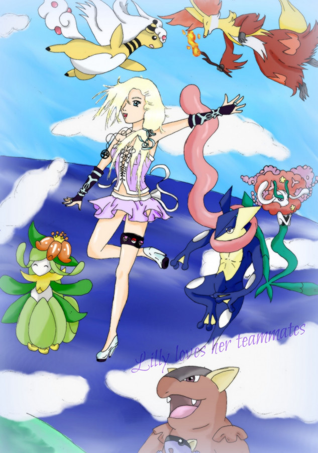 Lilly and her team~♥