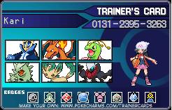 Trainers`s Card DS