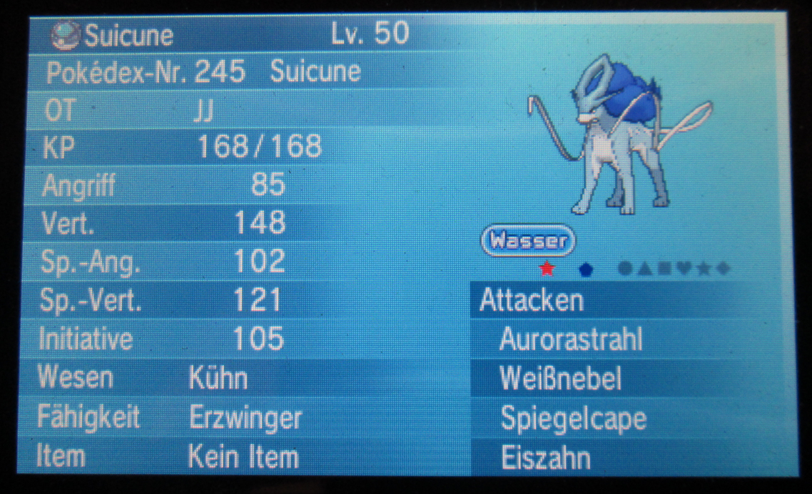 Shiny Suicune :)