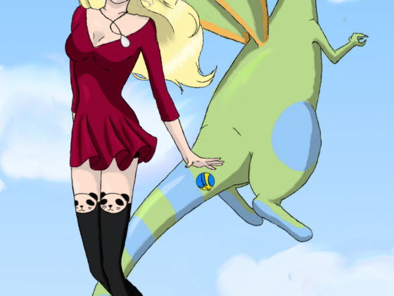 Janine and Flygon