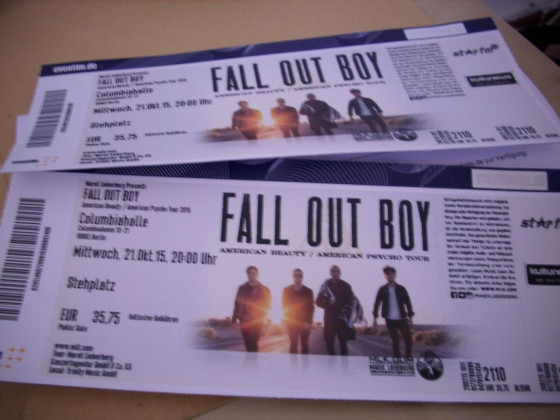Fall Out Boy, Liz, Konzert, was will man mehr?