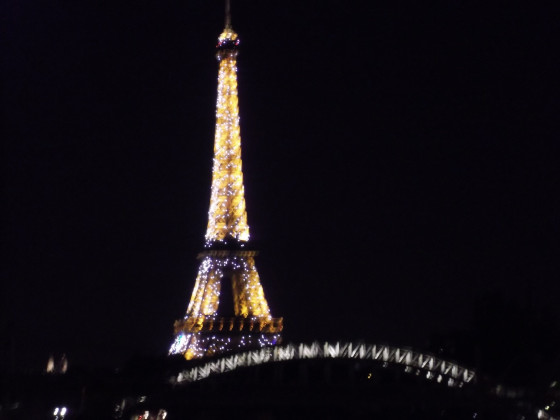 Glitzender Eiffelturm