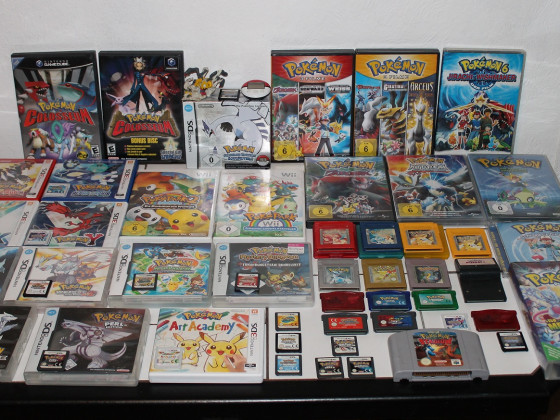 Pokemon Spiele/Filme - "10 Jahre Sammlung" ^^