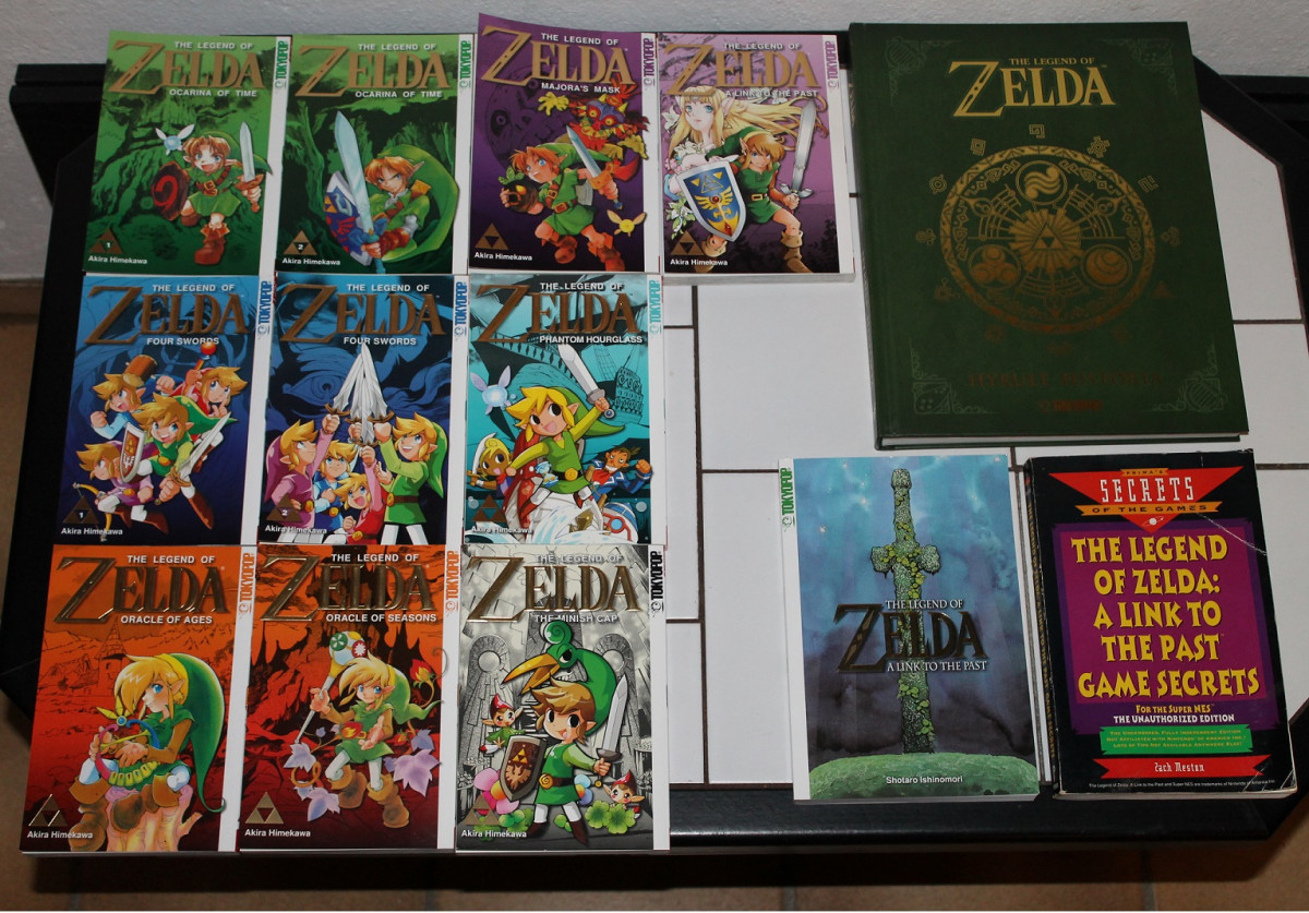 Zelda Books - "10 Jahre Sammlung"