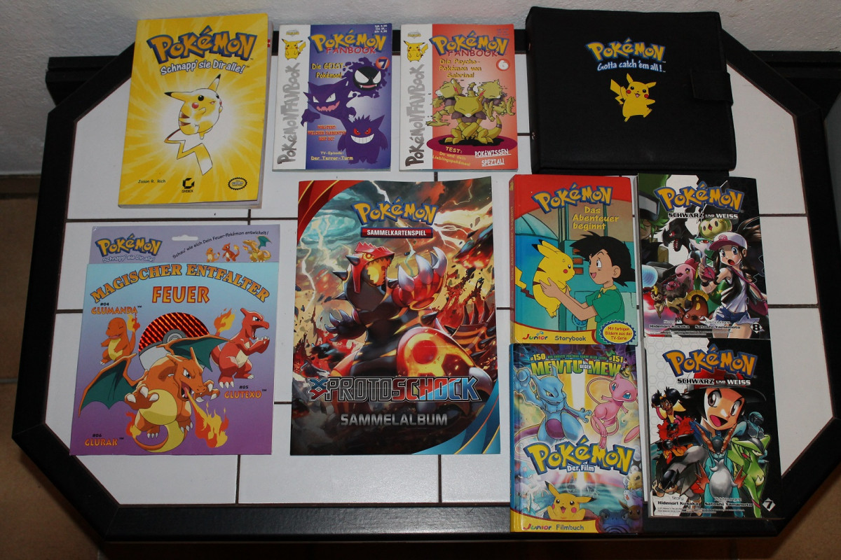 Pokemon Books likes - "10 Jahre Sammlung"