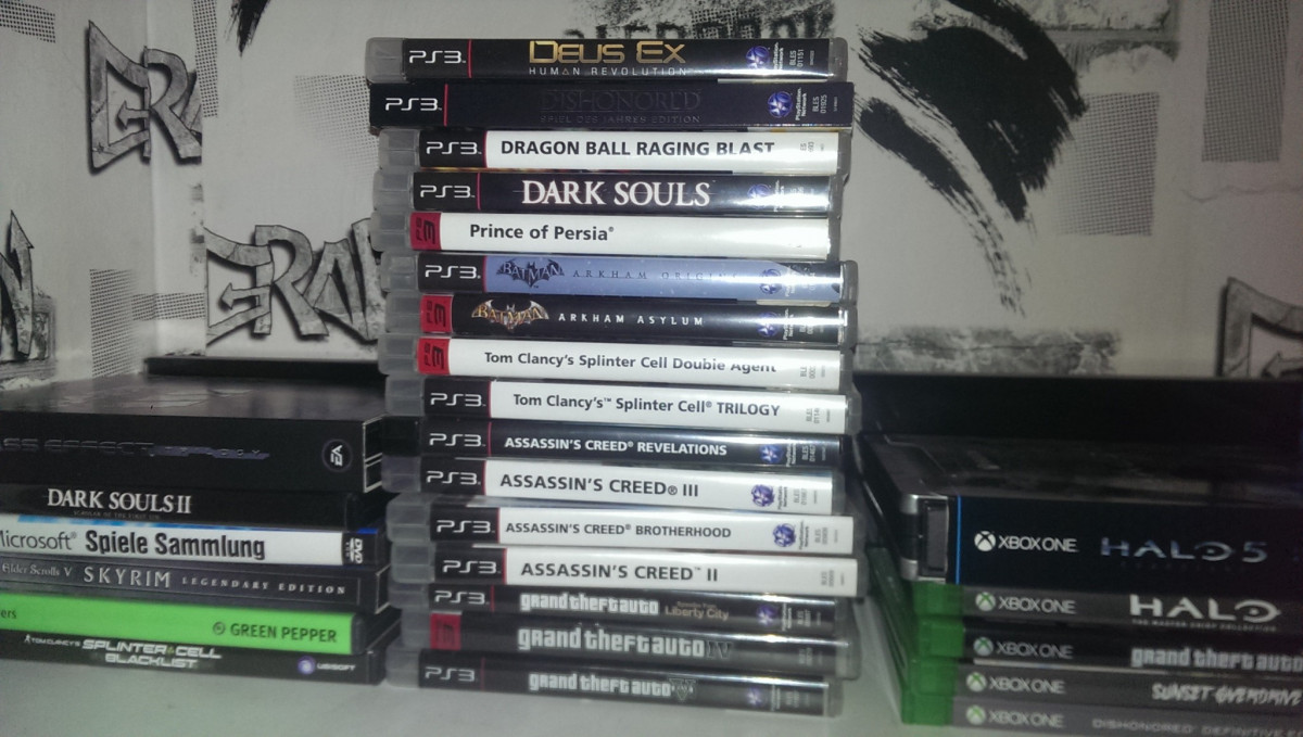 Videospiel Sammlung (PC,PS3 und Xbox one)