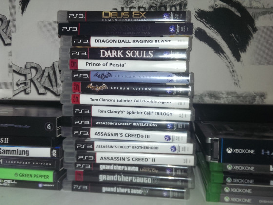 Videospiel Sammlung (PC,PS3 und Xbox one)