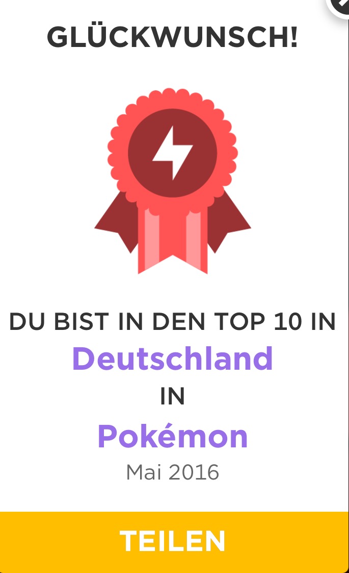 Platz 3 in Pokémon (DE)