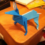 Origami wolf/Shephard dog