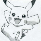 Pikachu Drawing by Karuzo