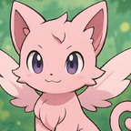 Rosa Katze Typ Fee