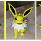 Lackierte 3D-Blitza-Figur