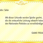 Nationaler Pokedex endlich komplett